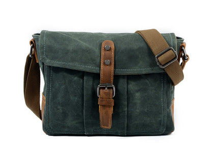 Retro casual canvas messenger bag