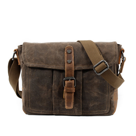 Retro casual canvas messenger bag