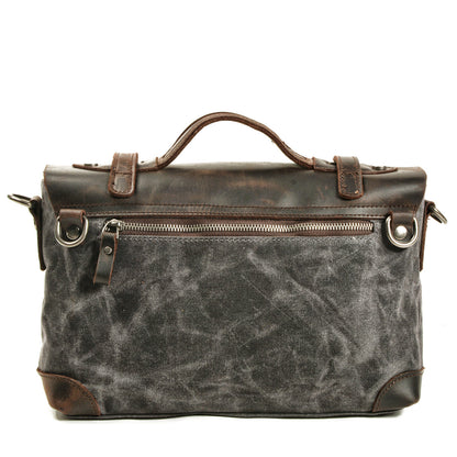 Cross-pocket fashion business briefcase