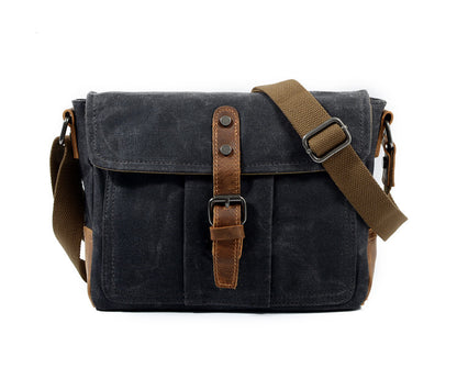 Retro casual canvas messenger bag